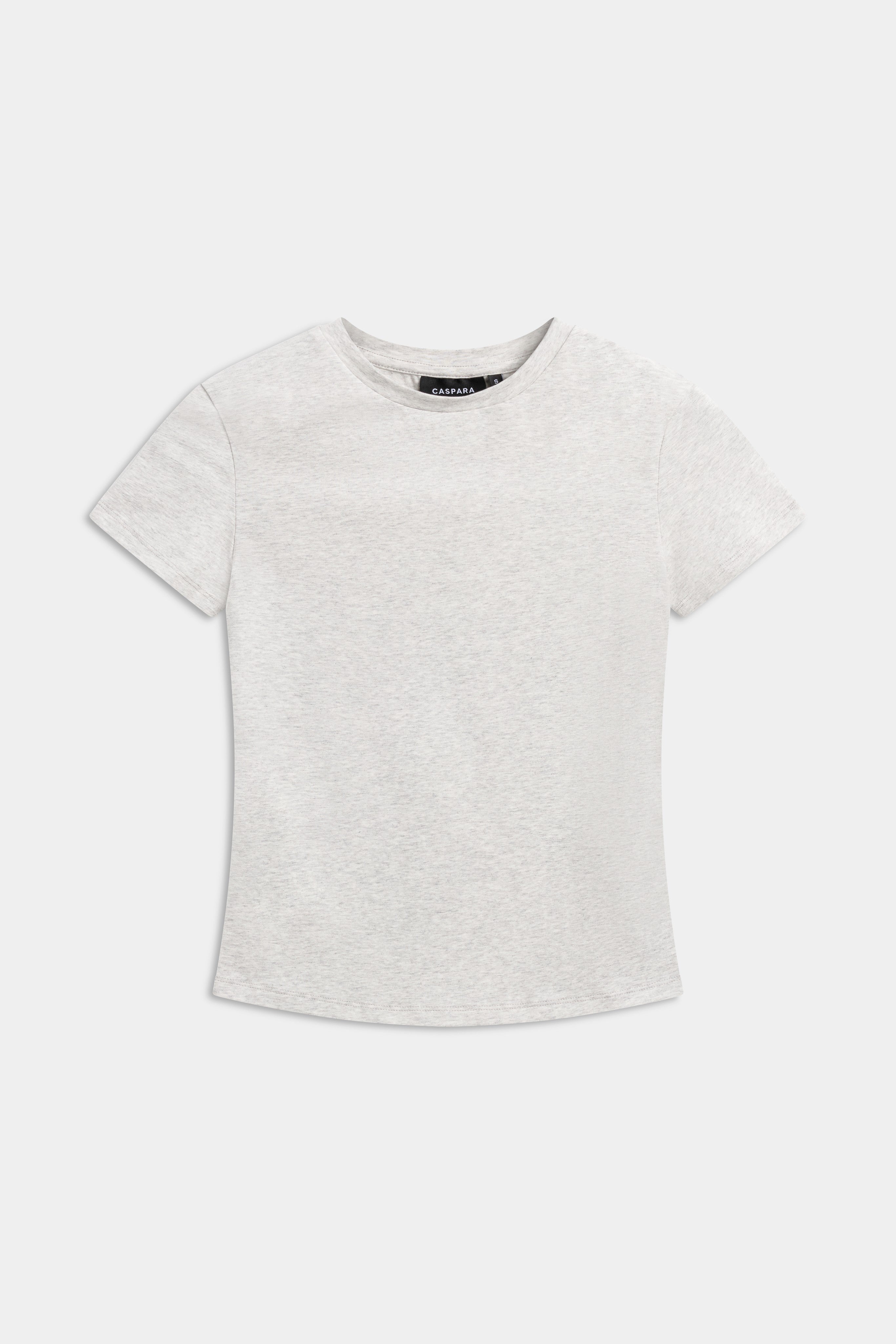 W. Baby Tee - Grey Melange